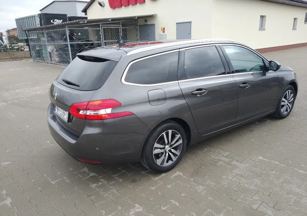 Peugeot 308 cena 58900 przebieg: 43800, rok produkcji 2020 z Września małe 172